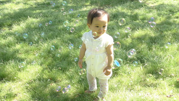 soap bubbles