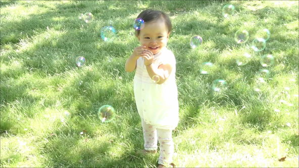 Picture poem - Soap bubbles